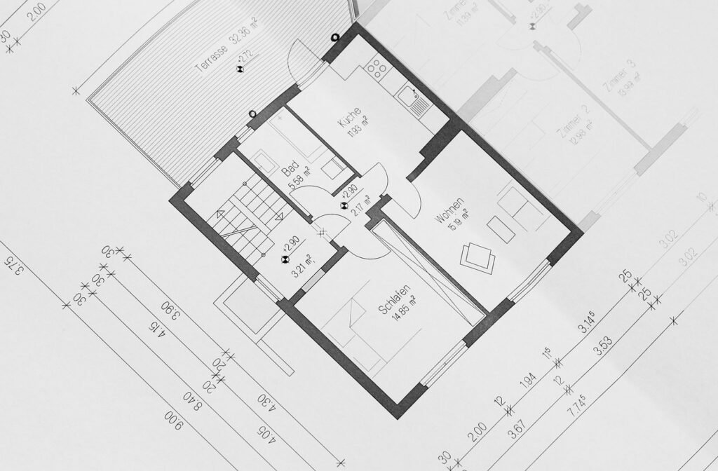 blueprint, floor plan, draft